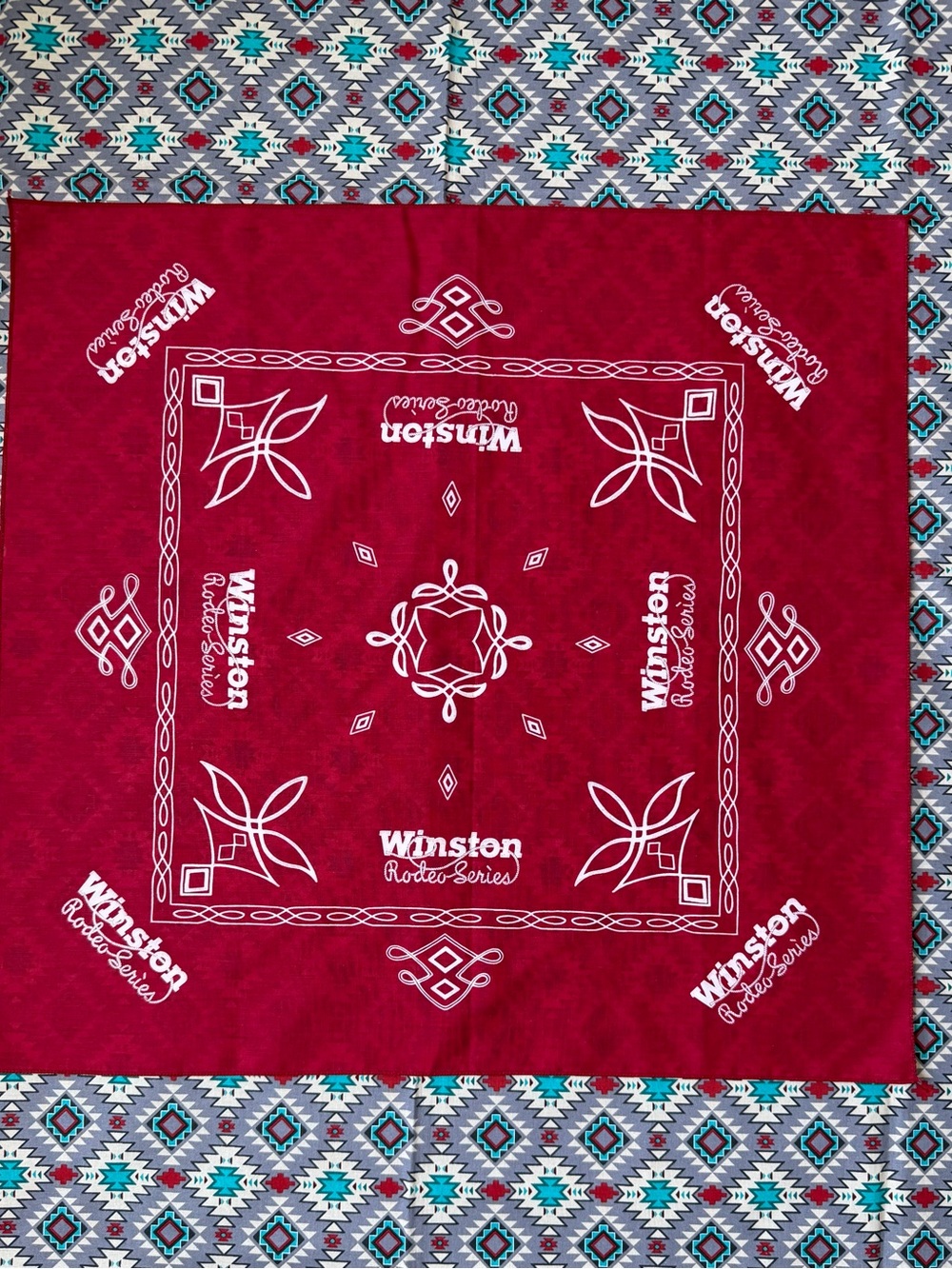 Rare Vintage Winston 🚬Rodeo Series Bandanna 🐴
